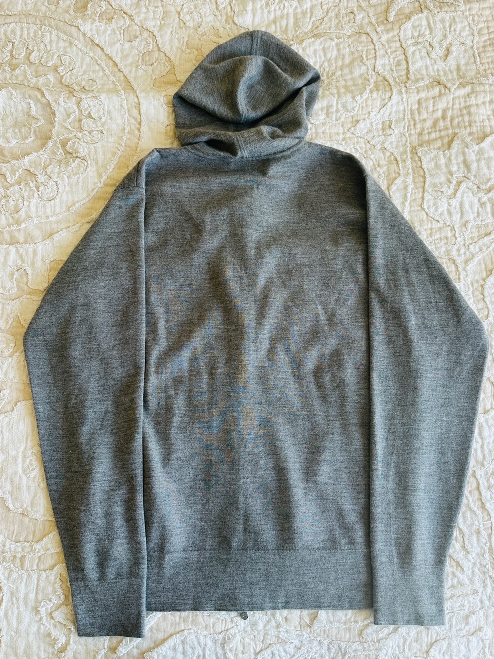 Peter Millar Crown Comfort Hooded Chashmere Jacket Gray Size Medium - Picture 3 of 5